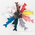 Animal Mini Colorful Shark Plush Keychain